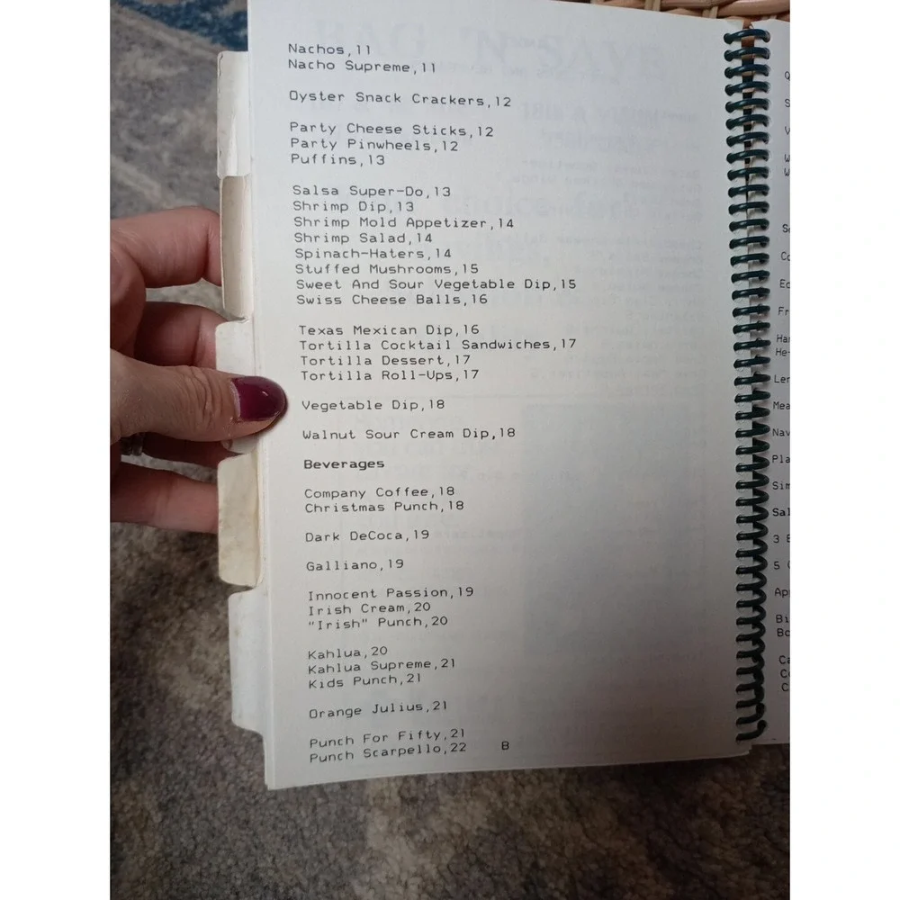 Vtg Spiral Cookbook Grand Olde‎ Players Omaha, Nebraska Community Theater 1980s